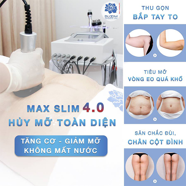 Giảm béo Max Slim 4.0 bất kỳ vùng nào (không giới hạn số vùng) - 15B